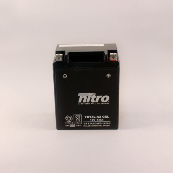 Nitro Batterie NB14L-A2 SLA (WC) Gel 12V/14Ah [134x89x166] CCA=190A