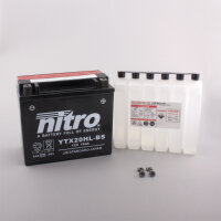 Nitro Batterie NTX20HL-BS (CP) HP mit Säurepack...