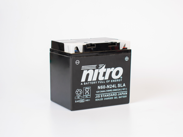 Nitro Batterie N60-N24L SLA (WC) Gel 12V/24Ah [183x124x170] CCA=250A