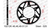 DC AFAM MX Stahl-Kettenrad 520 - 50Z (Schwarz) 10212K-50|...