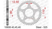 DC AFAM Stahl-Kettenrad 525 - 45Z 10608-45| ID 80 LK 110...