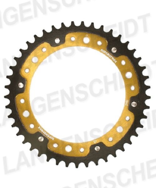 Supersprox Stealth-Kettenrad 530 - 43Z (gold) RST-1340:43-GLD|ID 154,0 LK 176,0 6-Loch/6-Loch