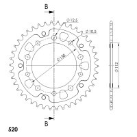 Supersprox Stealth-Kettenrad 520 - 42Z (gold)...