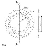 Supersprox Stealth-Kettenrad 520 - 39Z (silber)...