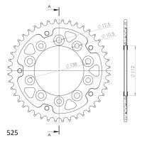 Supersprox Stealth-Kettenrad 525 - 44Z (silber)...