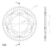 Supersprox Stealth-Kettenrad 530 - 44Z (rot)...