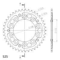 Supersprox Stealth-Kettenrad 525 - 41Z (rot)...