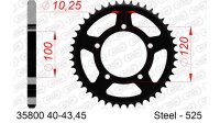 DC AFAM Stahl-Kettenrad 525 - 42Z (Schwarz) 35800-42| ID...