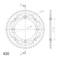 Supersprox Stealth-Kettenrad 420 - 47Z (gold)...