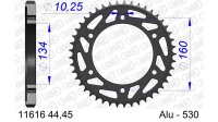 DC AFAM Alu-Kettenrad 530 - 45Z (Gun Metal) 11616-45 | ID...