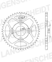 Supersprox Stahl-Kettenrad 428 - 45Z (schwarz) RFE-835:45-BLK|ID 54,0 LK 92,0 4-Loch