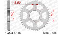 DC AFAM Stahl-Kettenrad 428 - 45Z (Silber) 12203-45| ID...