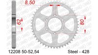 DC AFAM Stahl-Kettenrad 428 - 52Z (Silber) 12208-52| ID...