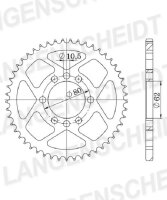 Supersprox Stahl-Kettenrad 428 - 53Z (schwarz) RFE-843:53-BLK|ID 62,0 LK 80,0 6-Loch/4-Loch