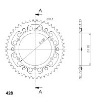 Supersprox Stealth-Kettenrad 428 - 48Z (gold)...