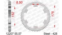 DC AFAM Stahl-Kettenrad 428 - 55Z (Silber) 12207-55| ID...