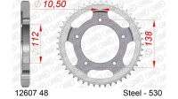 DC AFAM Stahl-Kettenrad 530 - 48Z (Silber) 12607-48| ID...