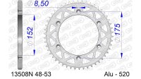 DC AFAM Alu-Kettenrad 520 - 48Z (Silber) 13508N-48 | ID...