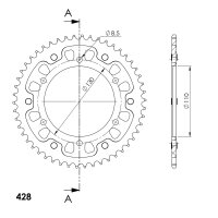 Supersprox Stealth-Kettenrad 428 - 50Z (gold)...