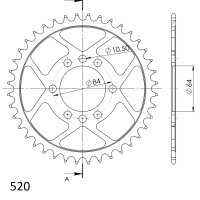 Supersprox Stahl-Kettenrad 520 - 41Z (schwarz)...