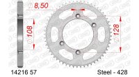 DC AFAM Stahl-Kettenrad 428 - 57Z (Silber) 14216-57| ID...