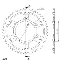 Supersprox Stealth-Kettenrad 530 - 49Z (gold)...