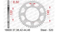 DC AFAM Stahl-Kettenrad 525 - 44Z (Schwarz) 164600-44| ID...