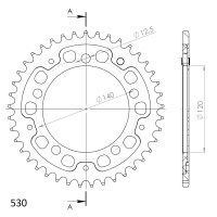 Supersprox Stealth-Kettenrad 530 - 40Z (gold)...