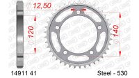 DC AFAM Stahl-Kettenrad 530 - 41Z (Silber) 14911-41| ID...