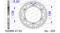 DC AFAM Alu-Kettenrad 520 - 49Z (Silber) 15206N-49 | ID...