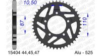 DC AFAM Alu-Kettenrad 525 - 45Z (Gun Metal) 15404-45 | ID...