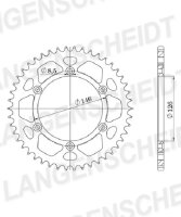 Supersprox Alu-Kettenrad 520 - 48Z (gold) RAL-808:48-GLD|ID 126,0 LK 146,0 6-Loch