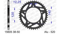 DC AFAM Alu-Kettenrad 520 - 41Z (Gun Metal) 15605-41 | ID...