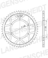 Supersprox Alu-Kettenrad 525 - 45Z (silber/hart eloxiert)...