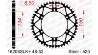 DC AFAM SLK Stahl-Kettenrad 520 - 49Z (Schwarz)...