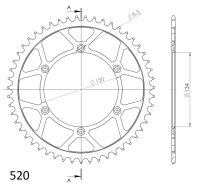 Supersprox Stealth-Kettenrad 520 - 48Z (rot)...