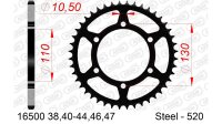 DC AFAM Stahl-Kettenrad 520 - 47Z (Schwarz) 16500-47| ID...