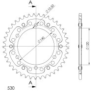 Supersprox Stealth-Kettenrad 530 - 41Z (rot)...