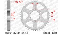 DC AFAM Stahl-Kettenrad 630 - 33Z (Silber) 16601-33| ID...