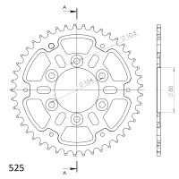 Supersprox Stealth-Kettenrad 525 - 45Z (gold)...