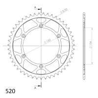 Supersprox Stealth-Kettenrad 520 - 47Z (gold)...