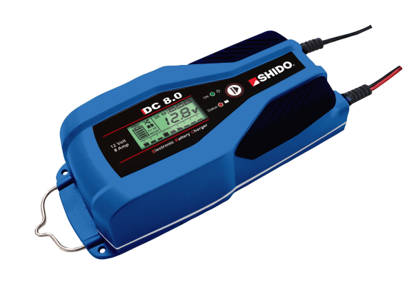 Shido Batterieladegerät DC 8.0 EU 9-stufig, 12V 2A/8A STD/AGM/Gel/Lithium