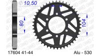 DC AFAM Alu-Kettenrad 530 - 43Z (Gun Metal) 17604-43 | ID 80 LK 104 6-Loch