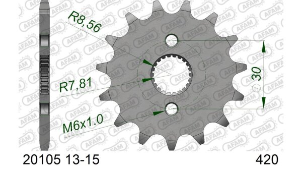 DC AFAM Ritzel 420 - 13Z 20105-13