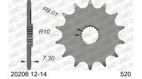 DC AFAM Ritzel 520 - 14Z 20206-14