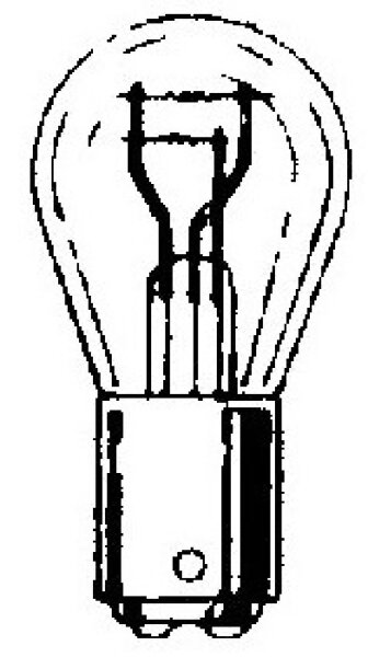 Hert Blinker-/Bremslichtlampe 6V 3/15W (BAY15D) Verpackungseinheit mit 10 Stück