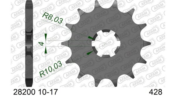 DC AFAM Ritzel 428 - 12Z 28200-12