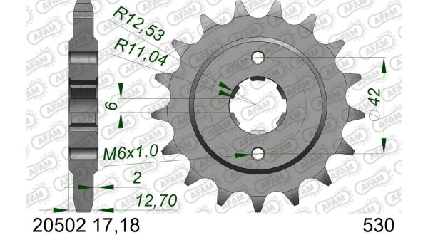 DC AFAM Ritzel 530 - 18Z 20502-18