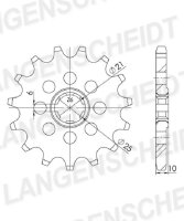 Supersprox Ritzel 630 - 15Z CST-319:15|grobverzahnt...