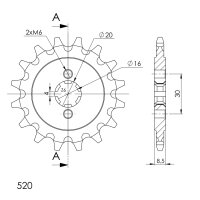 Supersprox Ritzel 520 - 12Z CST-718:12